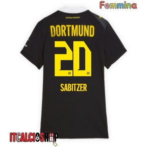 Borussia Dortmund Marcel Sabitzer #20 Seconda Maglia Femmina 2026-27 Manica Corta